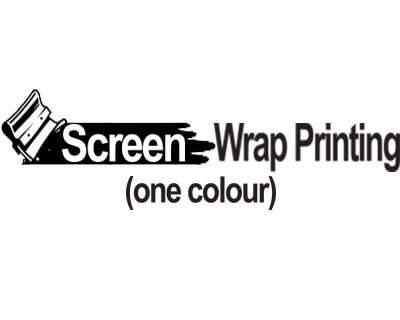 Bottle WRAP Printing - 1 Colour Only